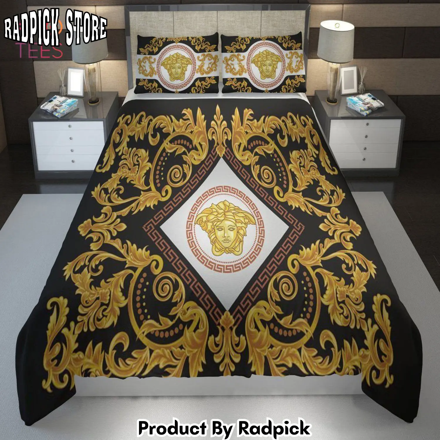 Radpick the best versace luxury brand inspired 3d personalized customized bedding sets rp3271374